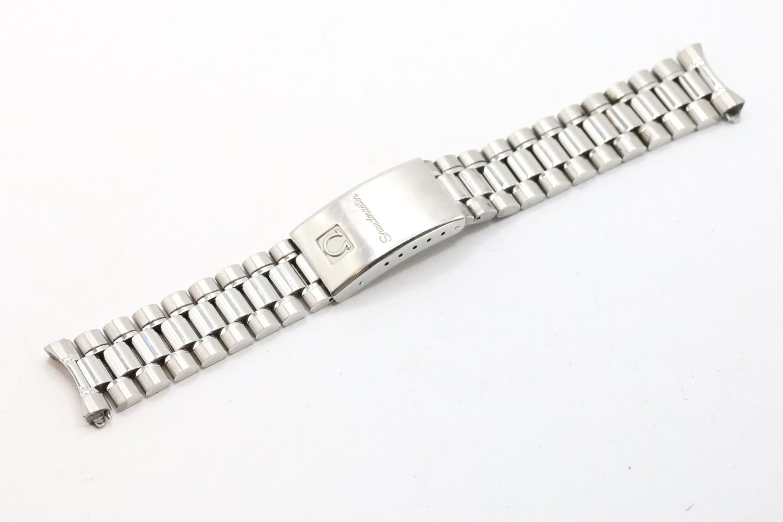 Vintage Omega Stainless Steel Bracelet 6.7in Wrist READ DESCRIPTION