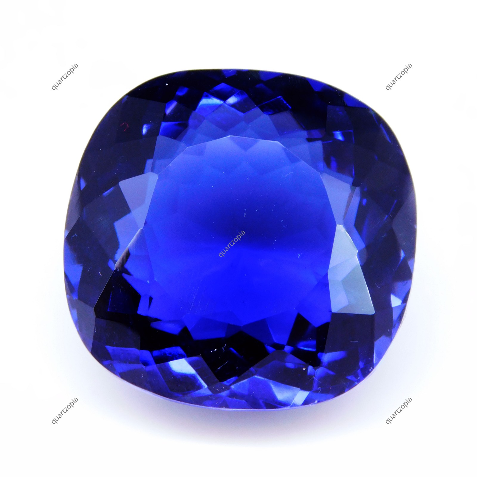 80.85 Ct Purple Natural Amethyst Certified Cushion Shape Loose Gemstone