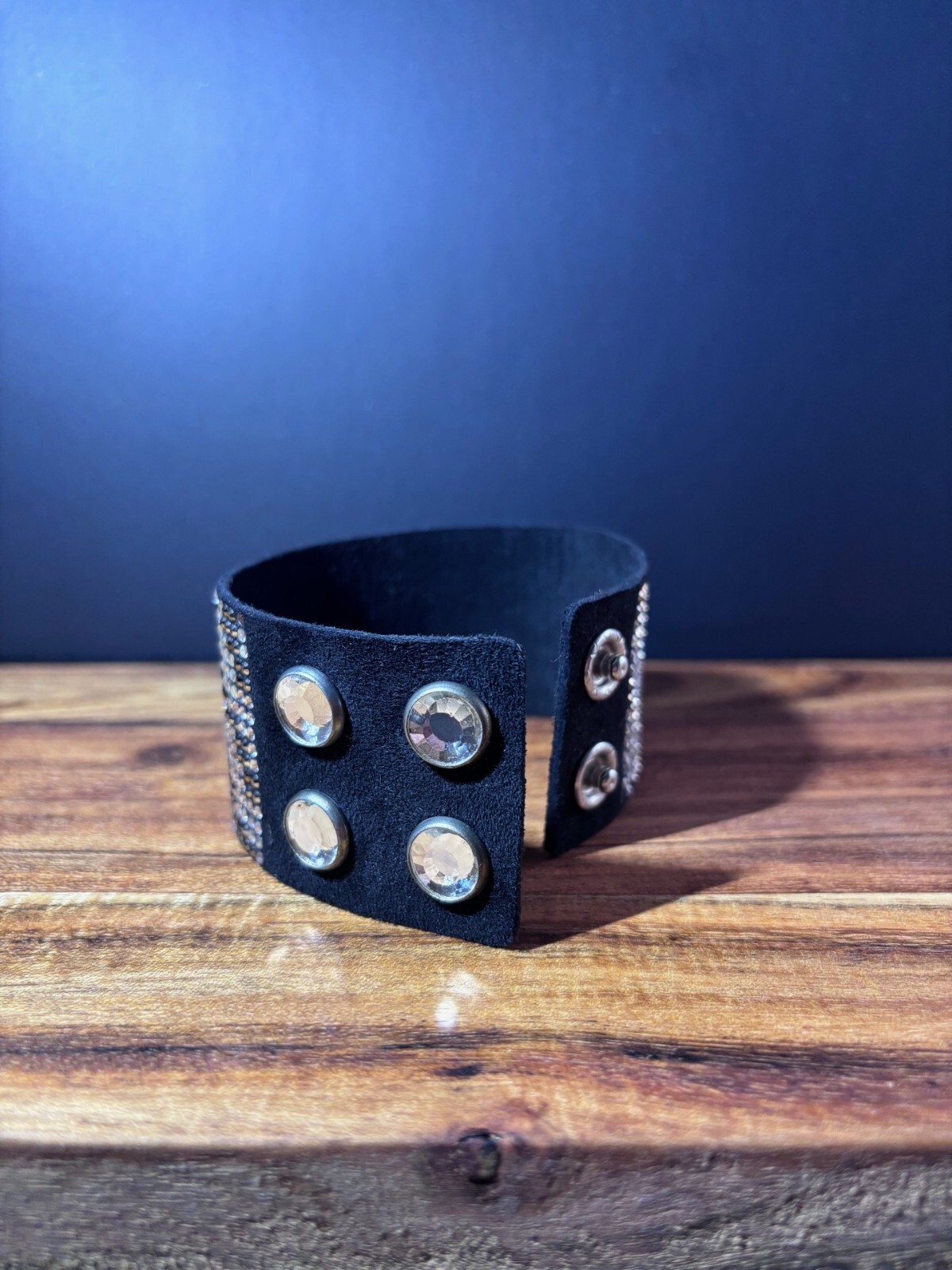 Swarovski Alcantara Wide Bling Bracelet