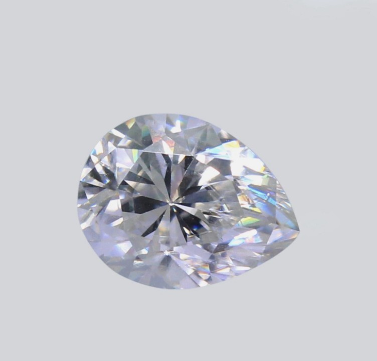 Loose CVD Diamond 2.50 x 3 mm Lab-Grown Pear Cut IF Clarity 4 Pcs Lot Certified