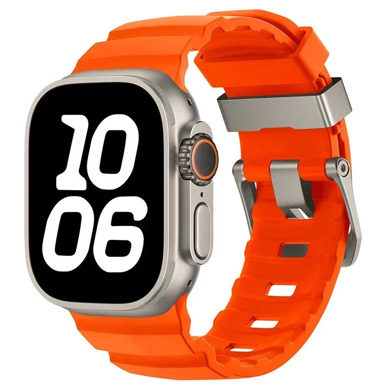 Silicone Sport Band for Apple Watch SE Series 11 10 9 8 7 6 5 4 Ultra 2/3 38-49m