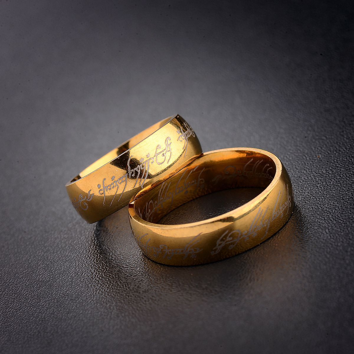 The Lord of the rings Lotr Charm Stainless Steel Fashion Women Men’s Ring Gift