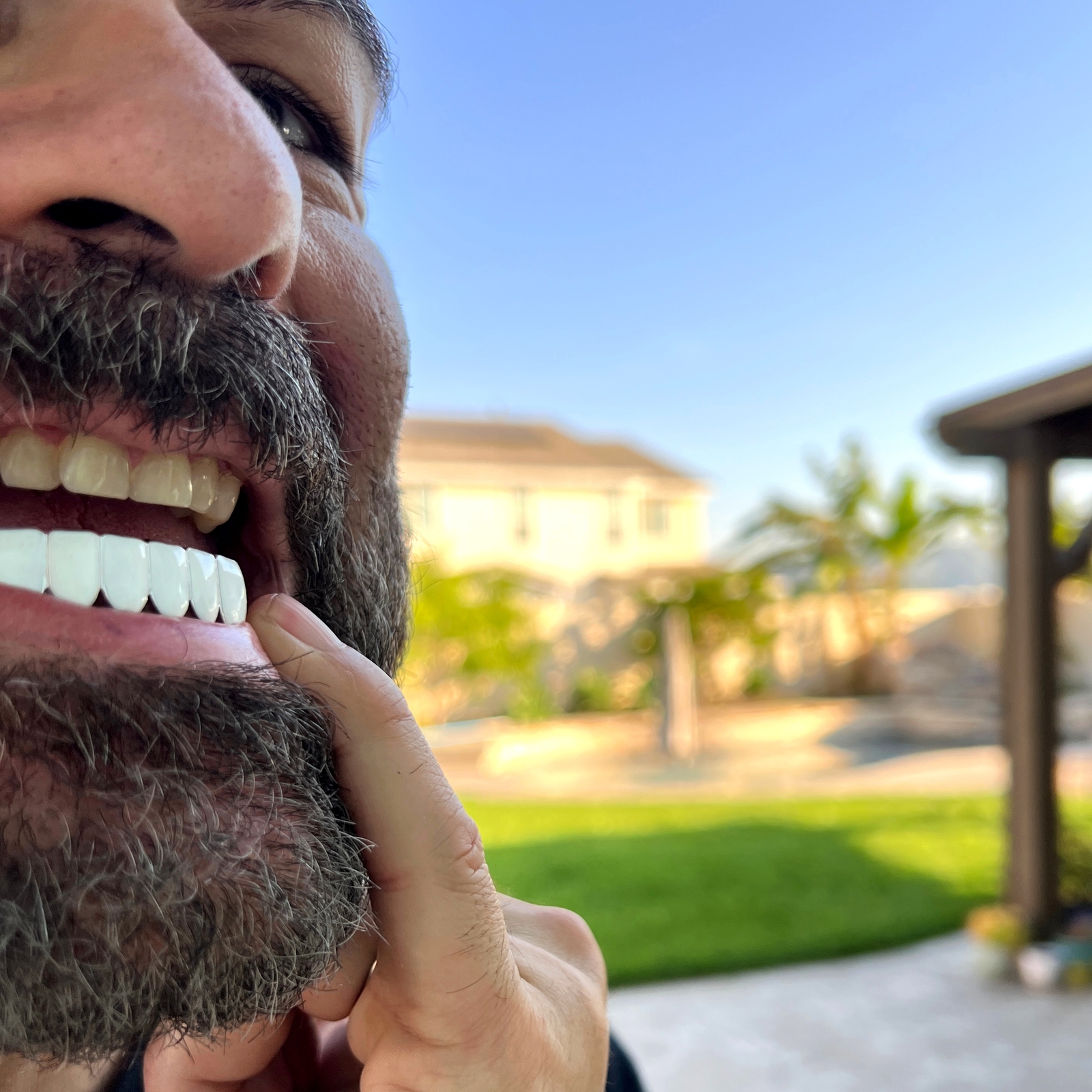 Real Solid 925 Sterling Silver White Enamel Grillz Bottom Row Six Teeth Grills