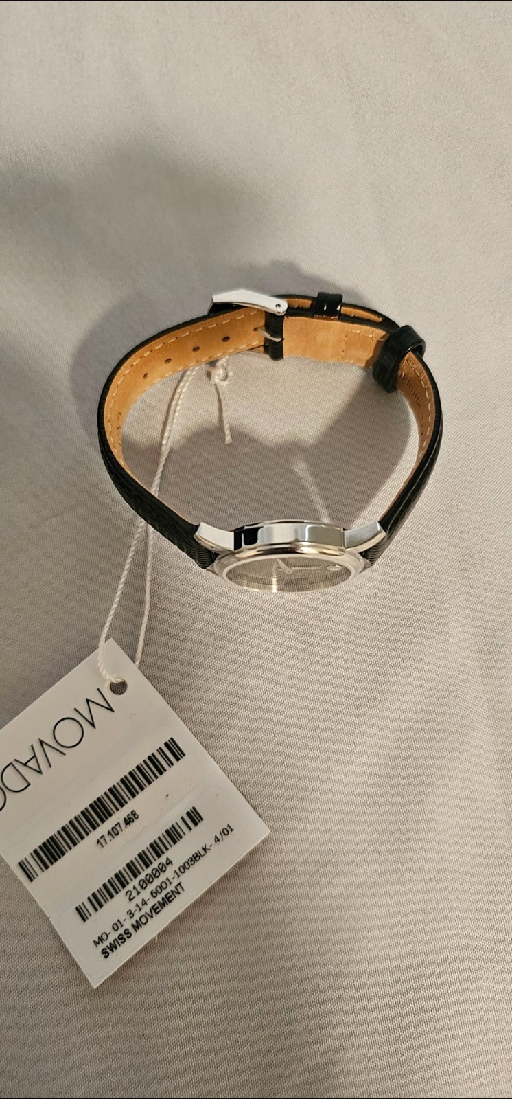 Movado 2100004 Museum Women Wrist Watch – Black