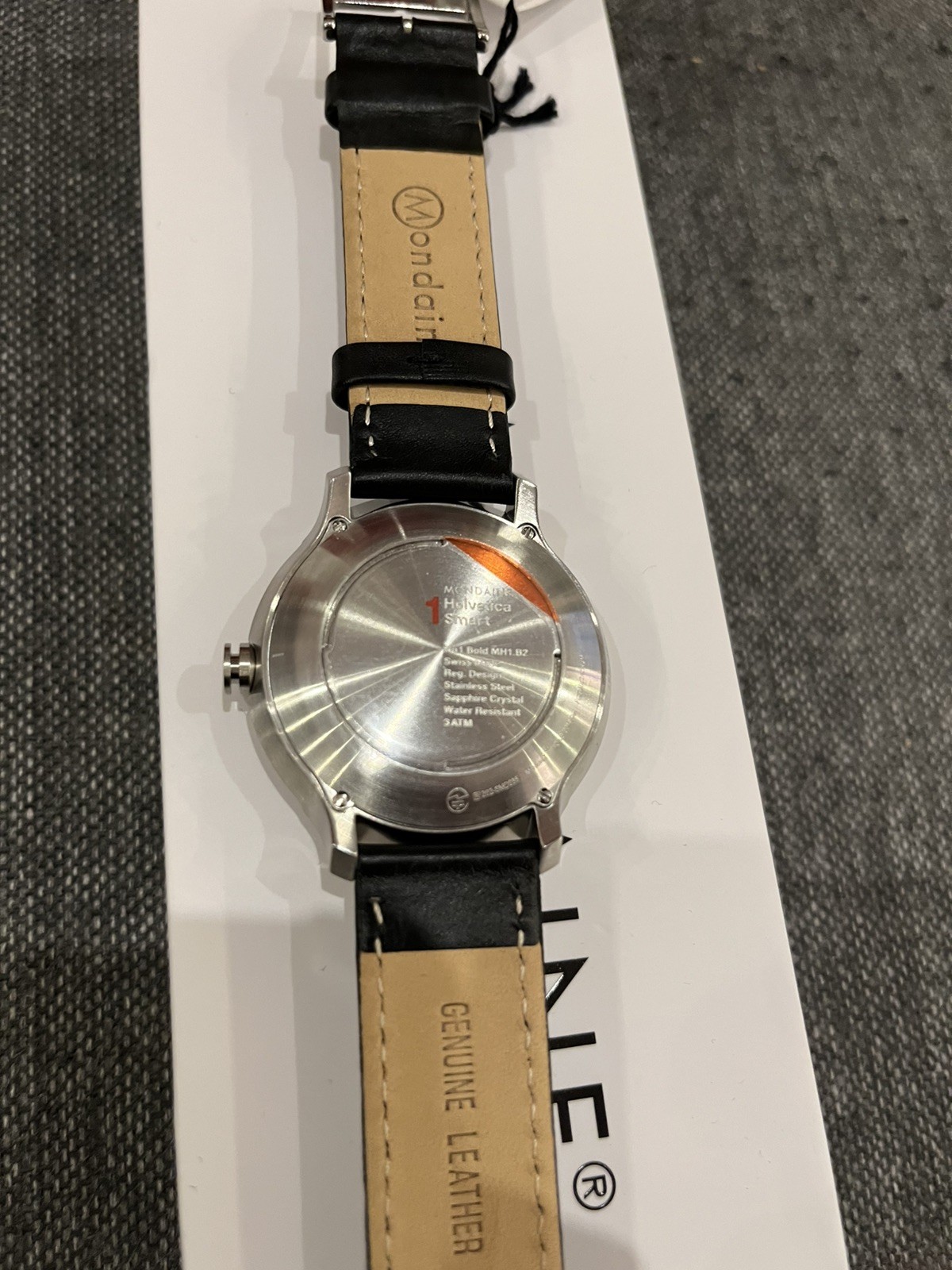 Mondaine Helvetica Smart No1 Bold MH1.B2 Swiss Watch MH1.B2S80.LB New Boxed