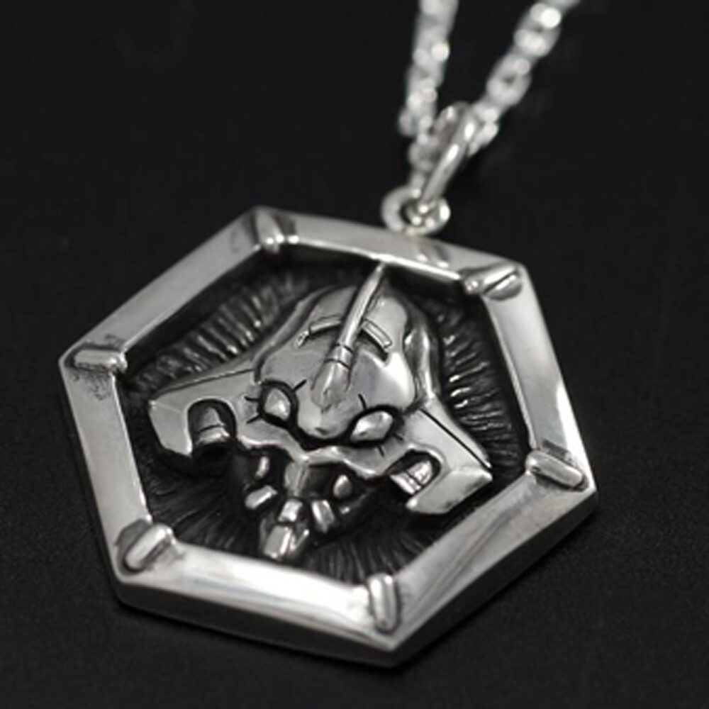 Neon Genesis EVANGELION “Type01 hexagon” Neckless with 50cm Chain