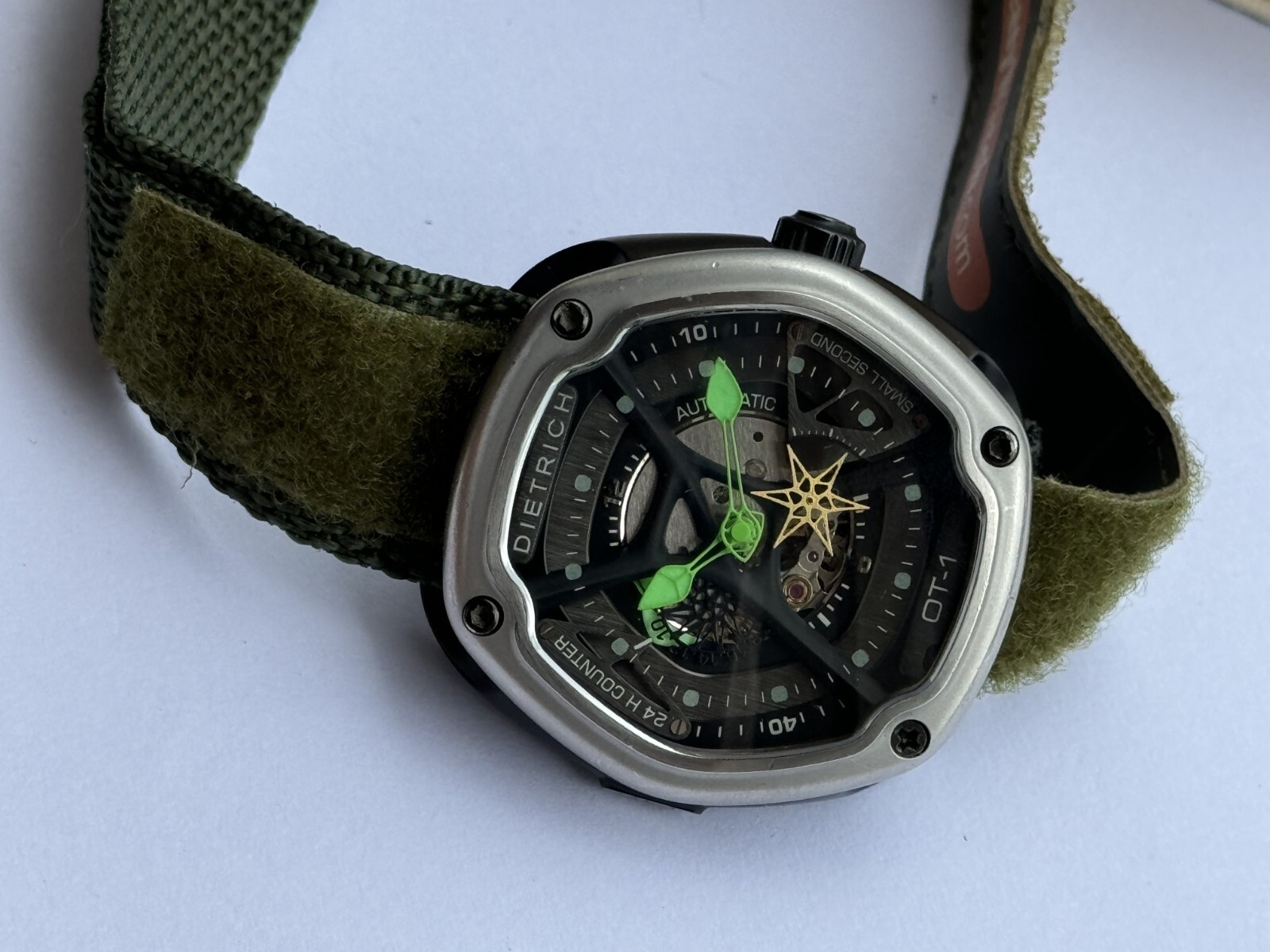 Dietrich Organic Time T-1 Watch Automatic Mens 46mm