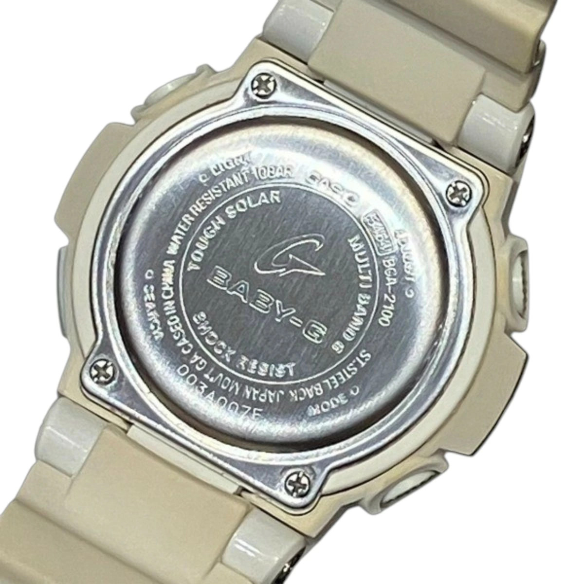 Casio Baby G wristwatch total weight approximately 48.4g SS solar BGA 2100GA 7AJ