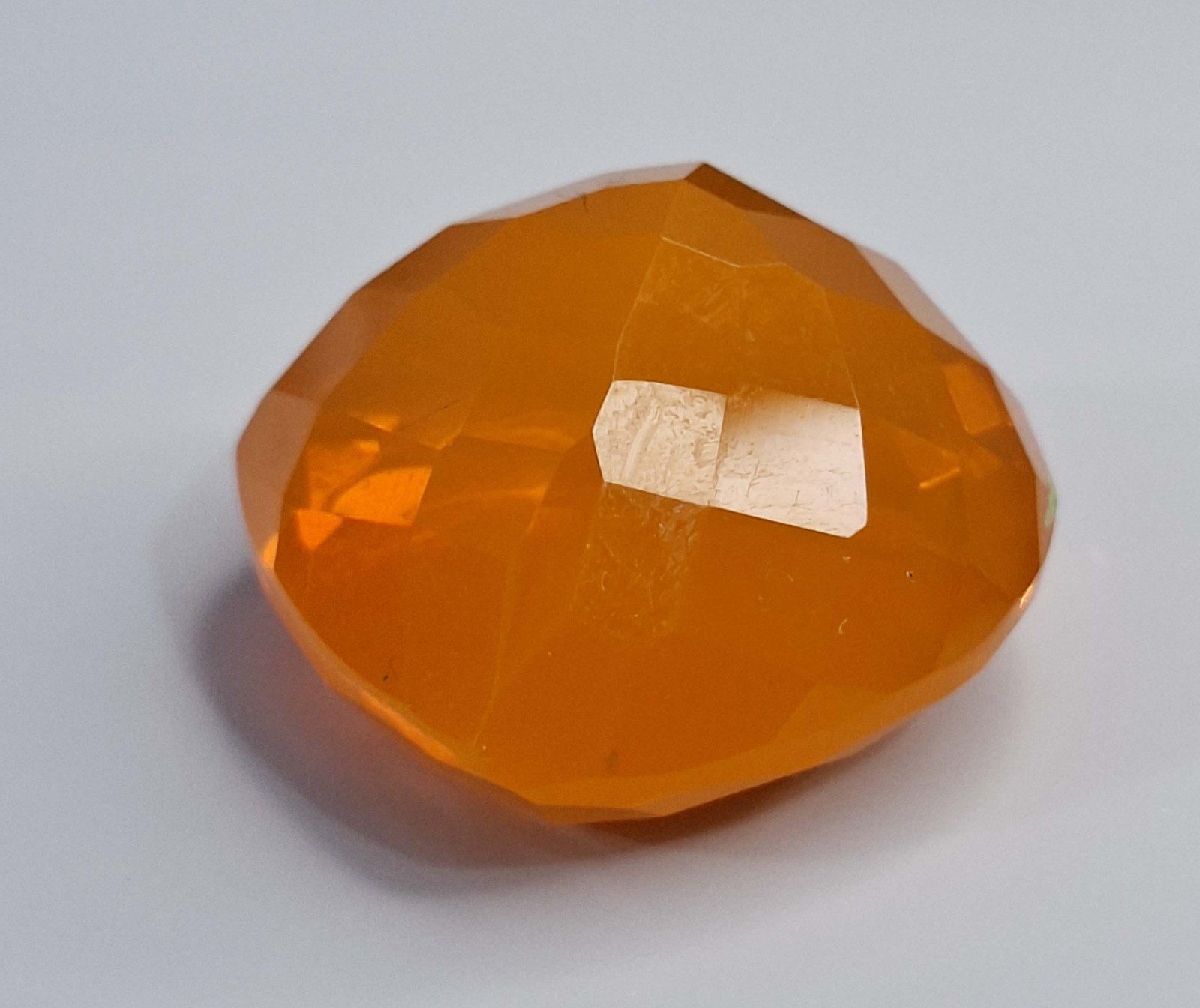 Orange Welo Opal Natural Pear Cut 58-60 Ct Certified Loose Gemstone SP253