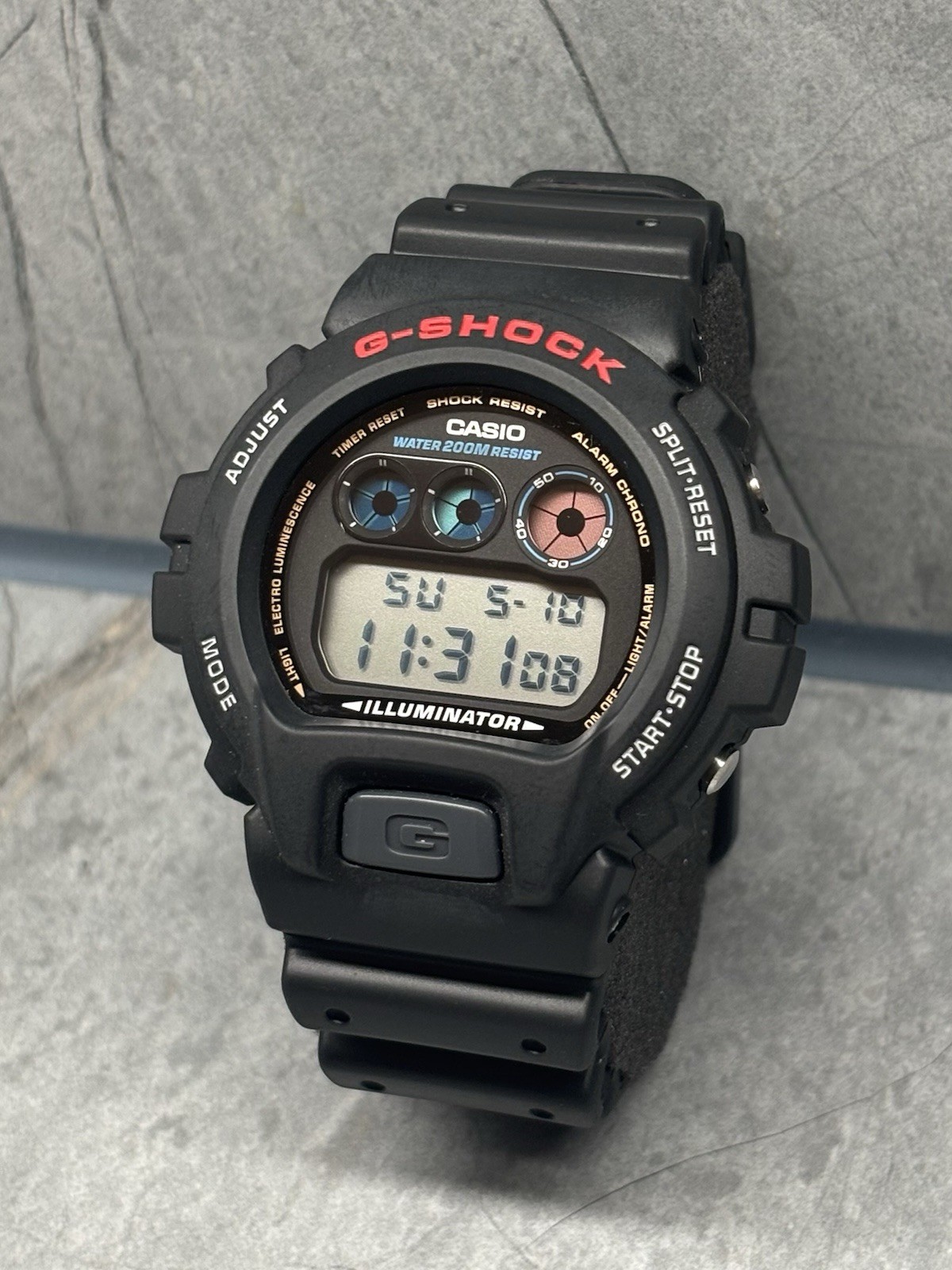 Rare Casio G-Shock DW-6900 Authentic Used (3230) Great Condition Color-Black