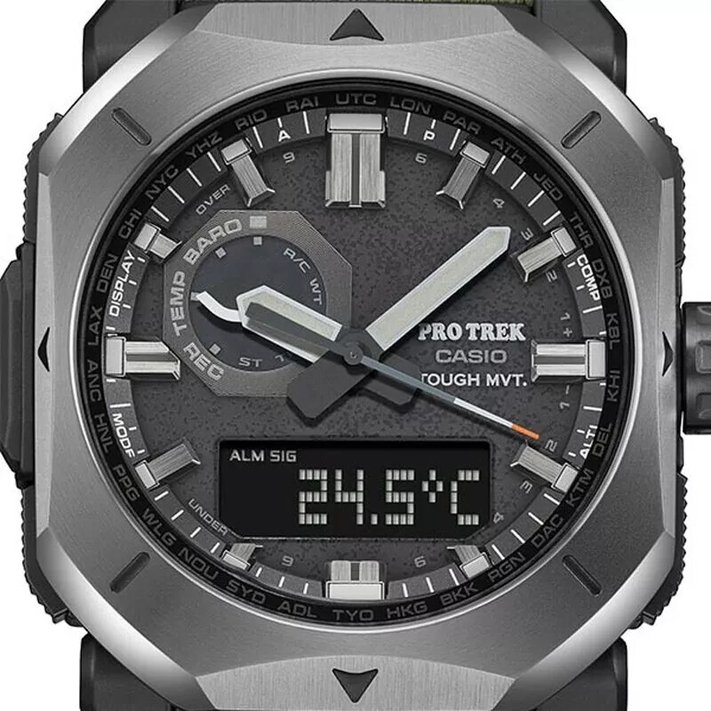 CASIO PRO TREK PRW-6900YB-3JF CORDURA Band Solar Radio Men Watch New in Box