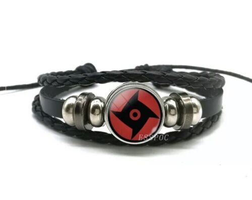 Naruto Anime Sharingan Bracelet Pick One Sasuke Kakashi Madara Obito Mangekyou