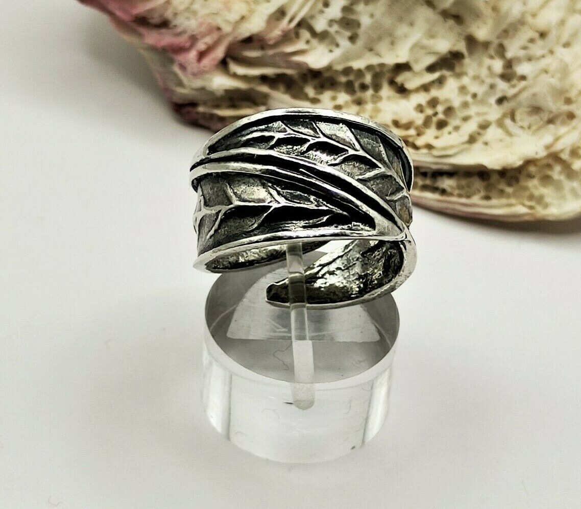 Handmade Sterling Silver 925 Olive Leaf Ring For Women