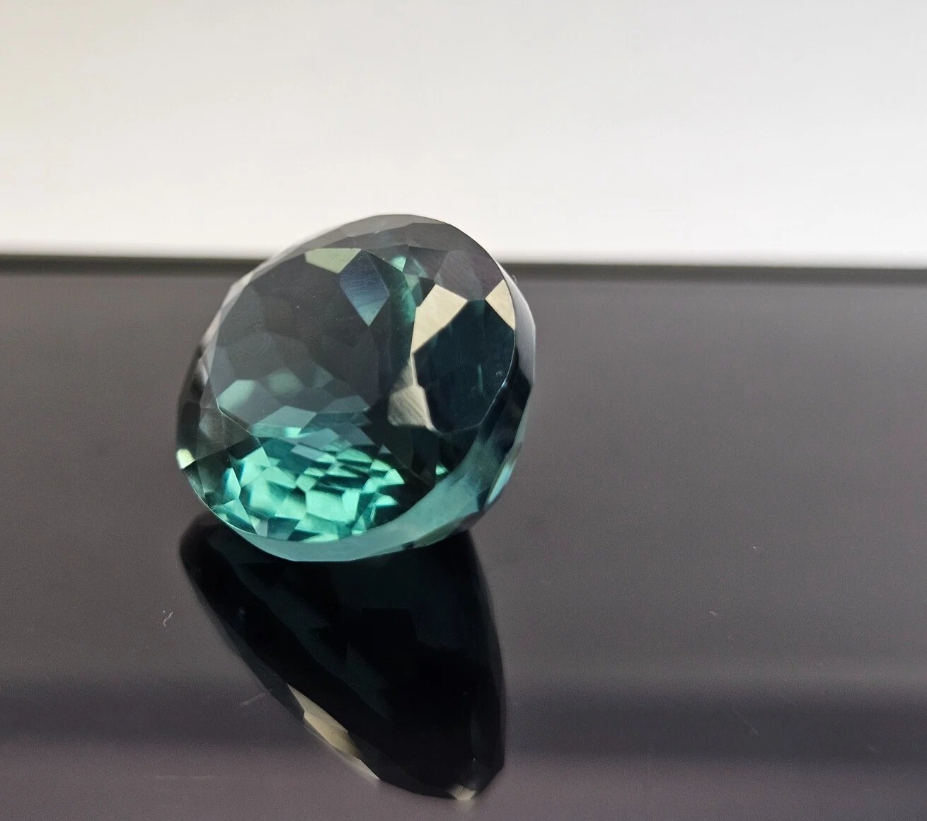 Teal Blue Tourmaline Oval Cut 21-22 Ct Natural EGL Certified Loose Gemstone
