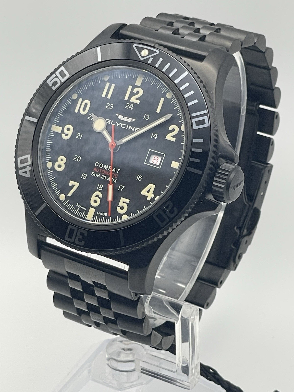 Glycine Combat Sub 48mm GL0241 Swiss Automatic Sapphire Crystal
