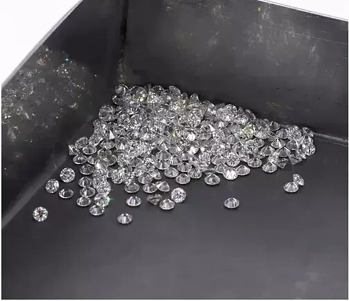 100 PCS Loose Lab Grown CVD Diamond 3.00 MM Round D Color, IF CLARITY Certified