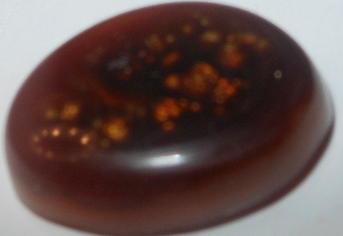 11.50ct Mexican Fire Agate Freeform Cabochon 18.4mm x 14mm