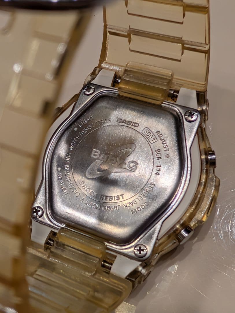 CASIO Baby-G BGA-114 Series White Model
