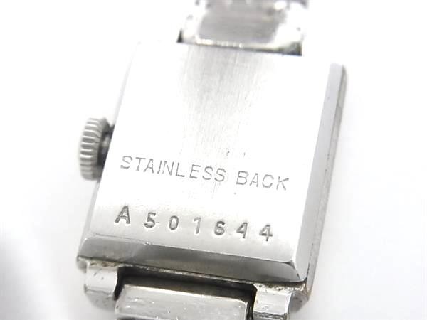 [A1R] Working Item Rado 21Jewels SS Manual Wind Watch Men Ladies Silver [r9n]