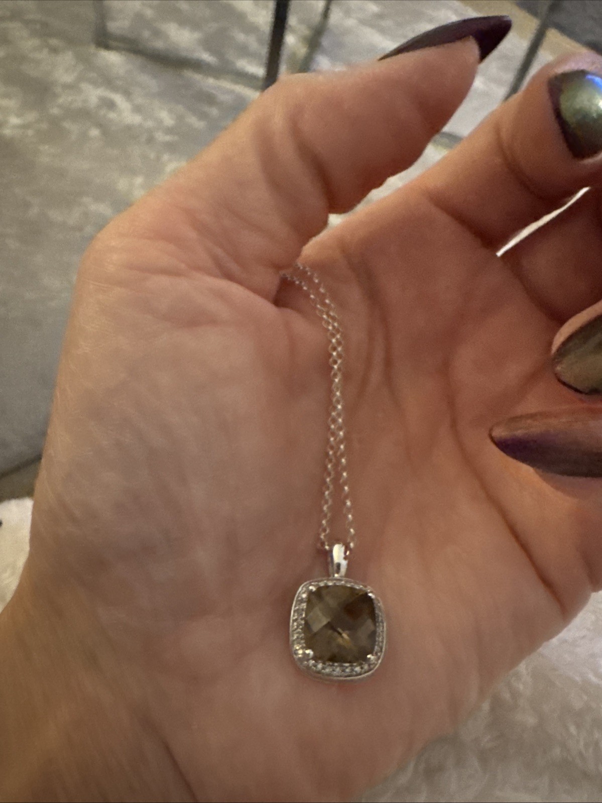 Smokey Quartz Pendant From Zales