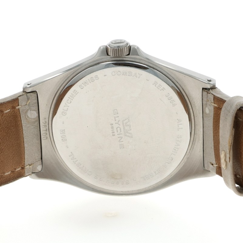Glycine Combat Men’s Watch 8″ Stainless Steel 3854