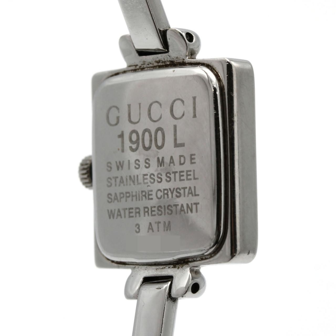 No Maintenance Gucci 1900 M Size 1900L SS Quartz