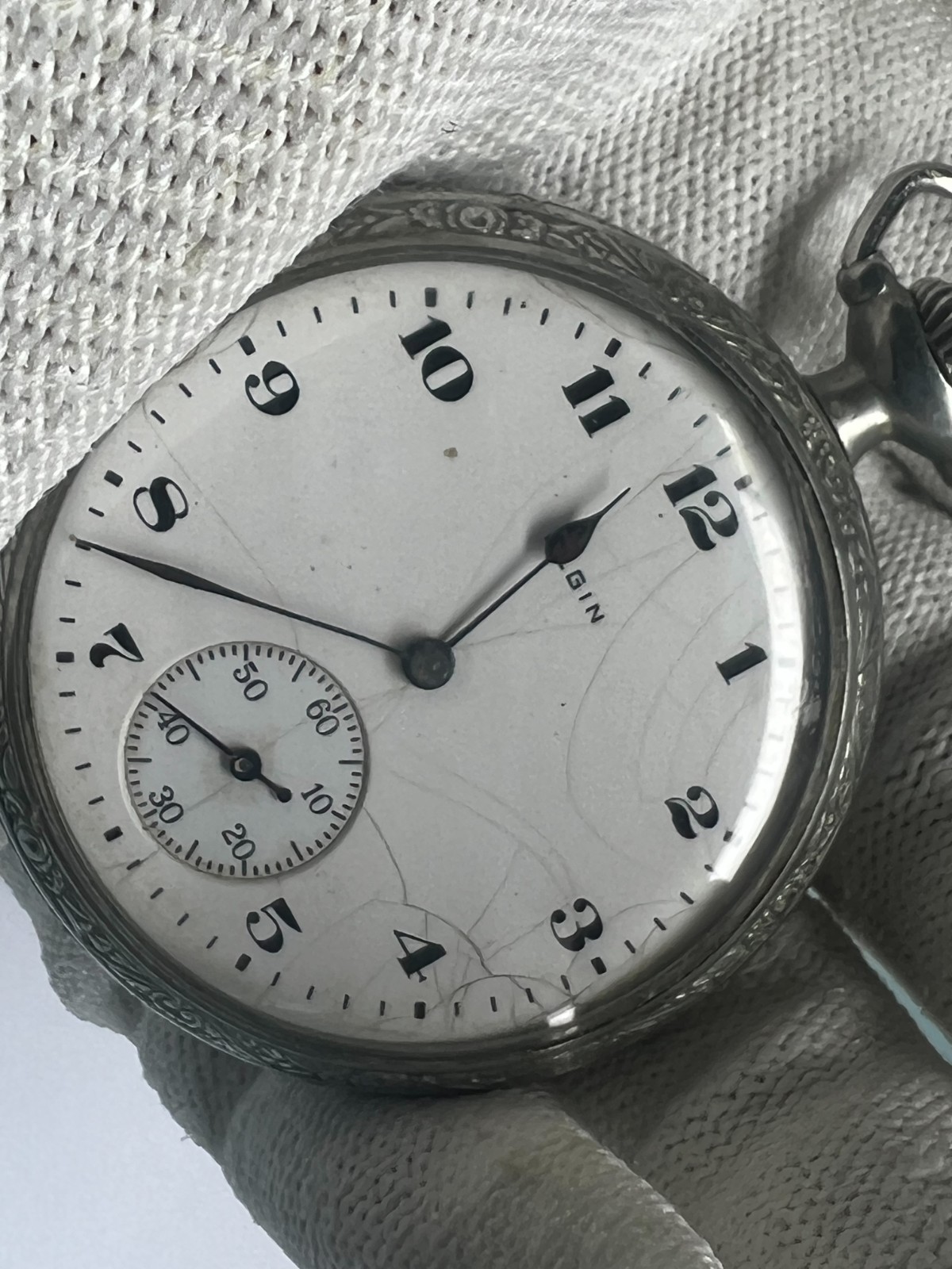56. Elgin Y1926 pocket watch G 291model 7 Class 110 running