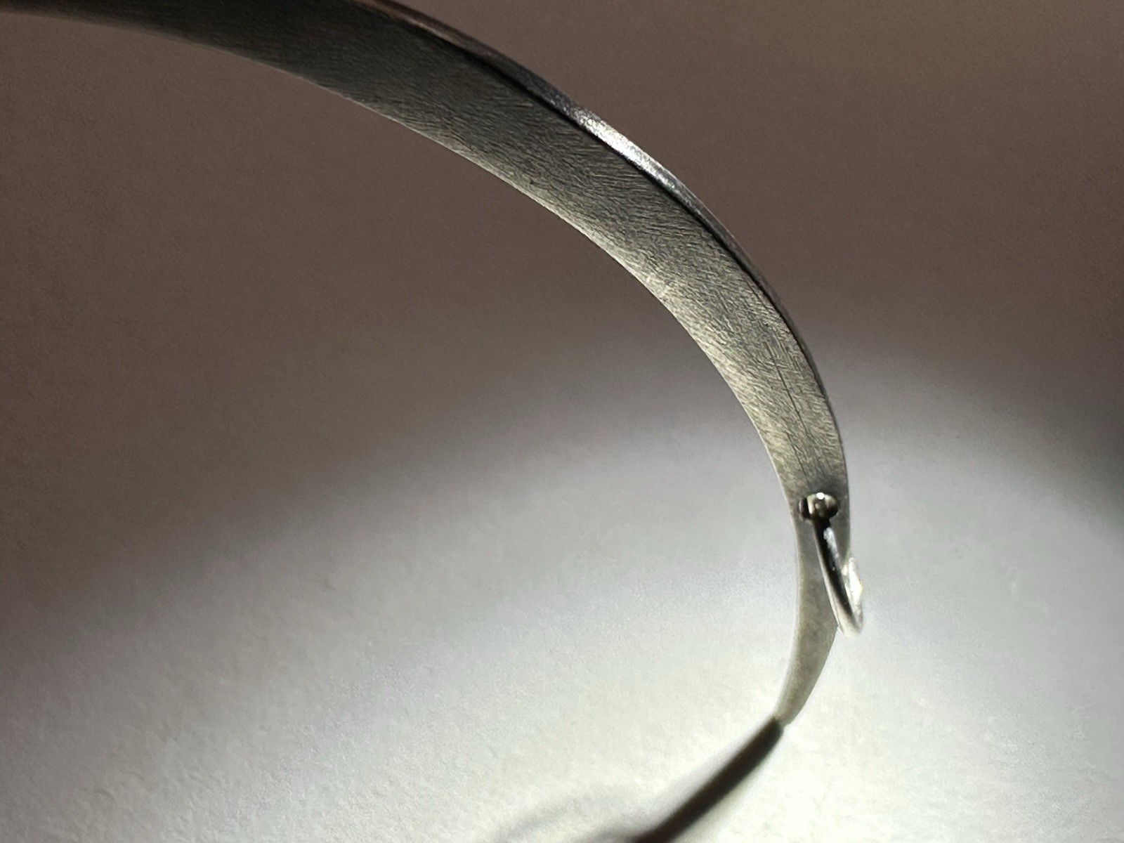 Handmade Sterling or 999 Silver Crescent Pendant, 2+ in from Etsy Boutique