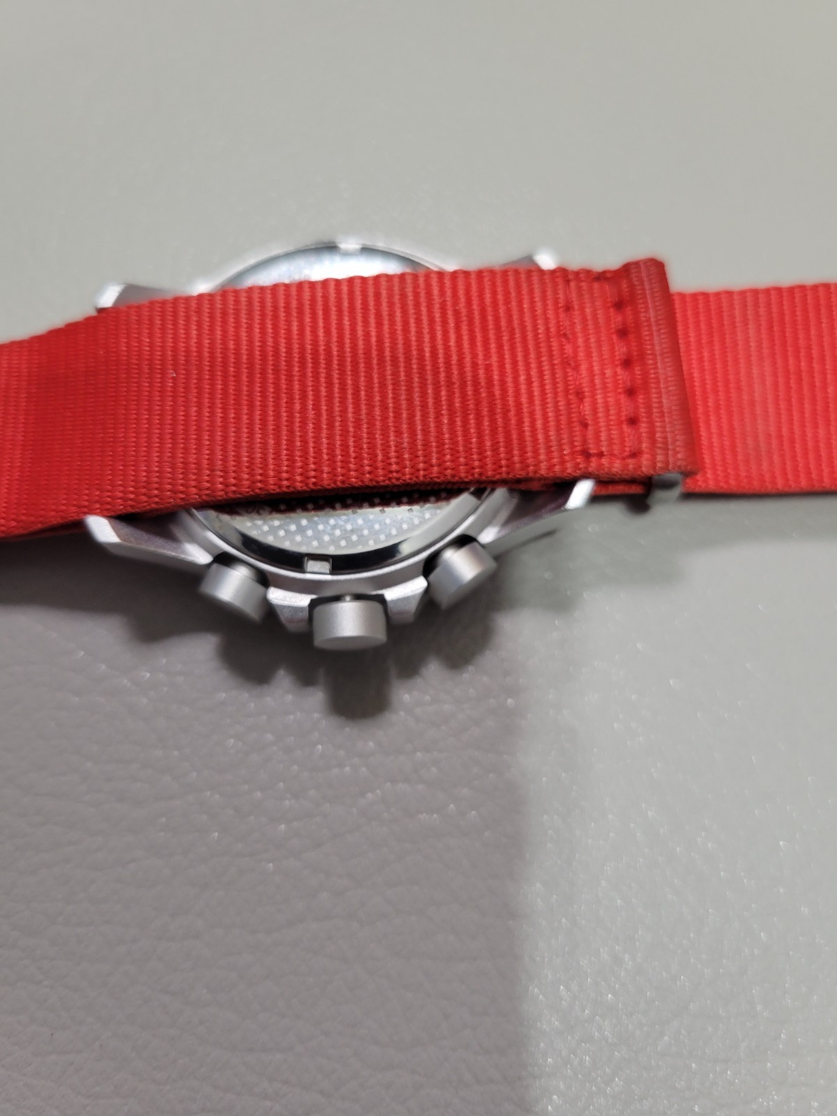 Vilebrequin RED Limited Edition Chronograph Watch New Battery Installed 4/10/26