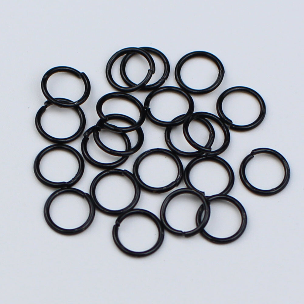 200pcs/lot 4 5 6 8 10 12 Jump Rings Connectors for Diy Jewelry Making Findings