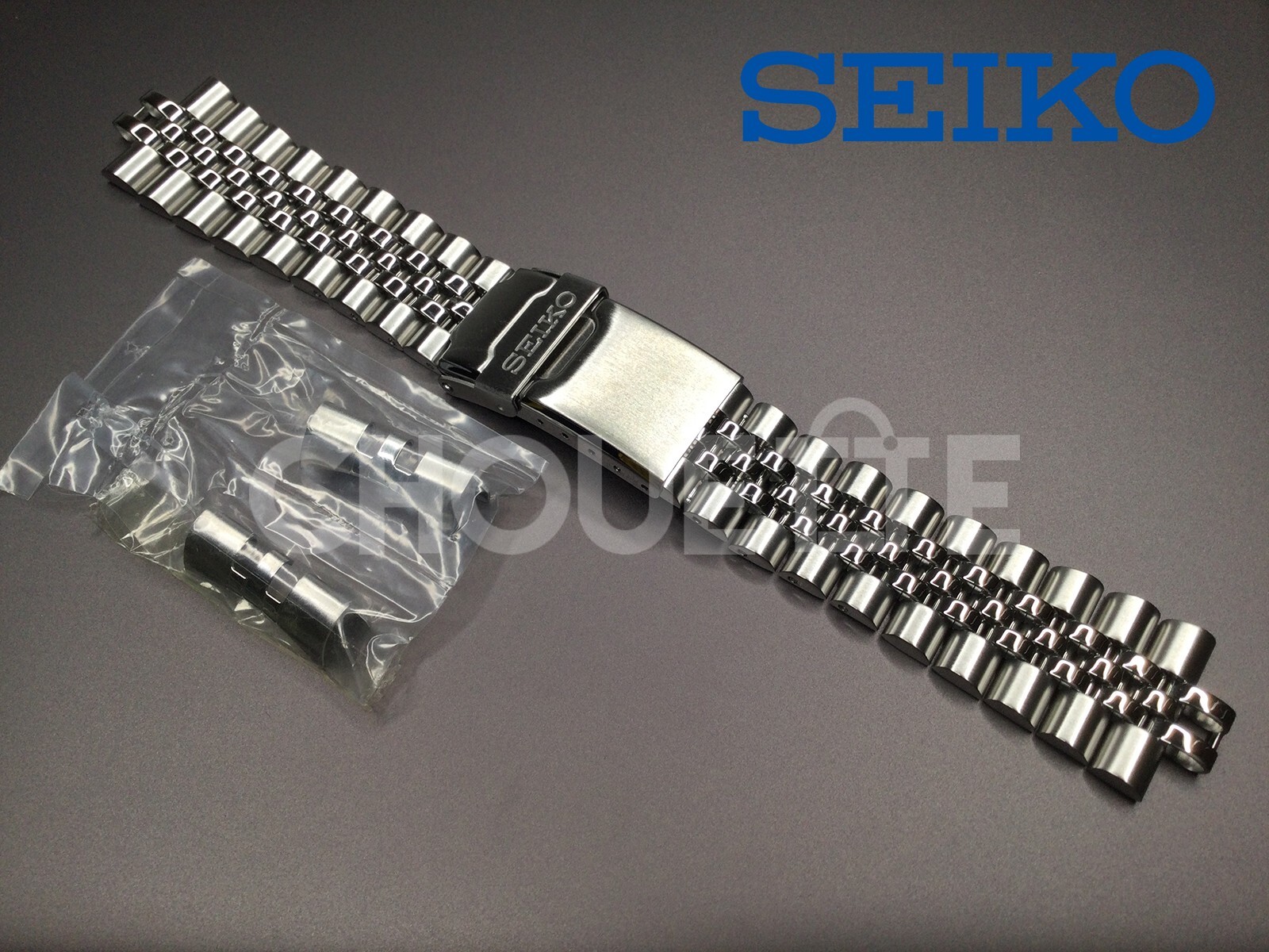 Seiko SKX007, SKX009 22mm Jubilee Stainless Steel Bracelet with PINS – 44G1JZ –