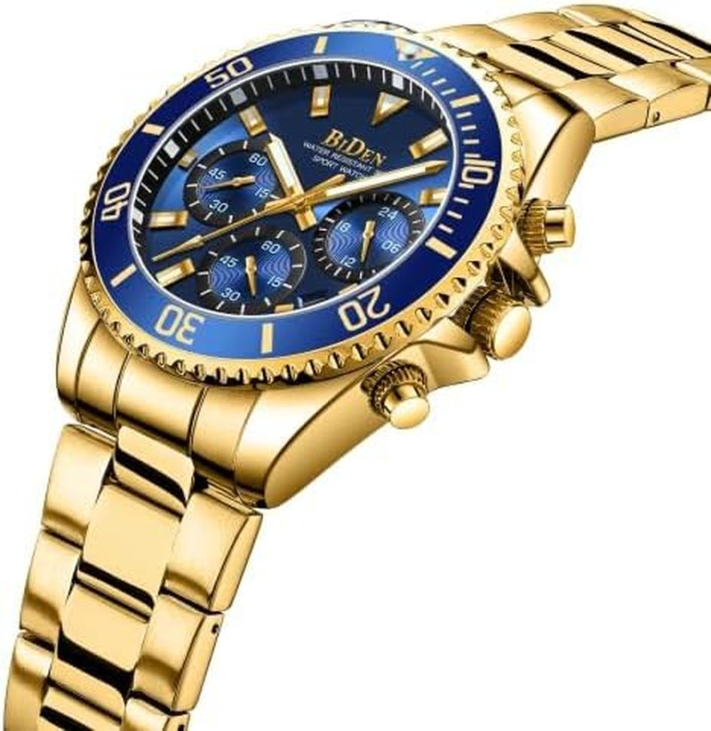 Invicta Reloj De Acero Inoxidable Bañado en Oro Para Hombre