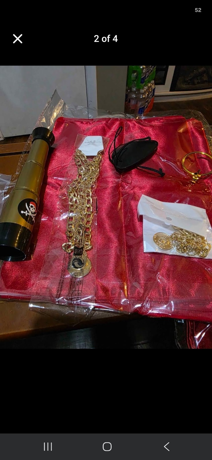 Kids Pirate Playset/Scarves and Accesories for Dress up fun