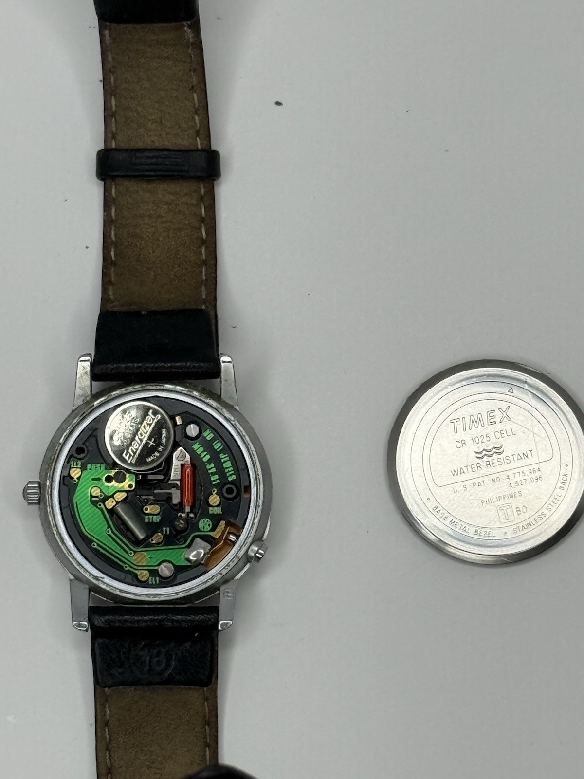 Vintage Timex Indiglo Quartz Backlit Military Style Wrist Watch 32mm 9” – Works