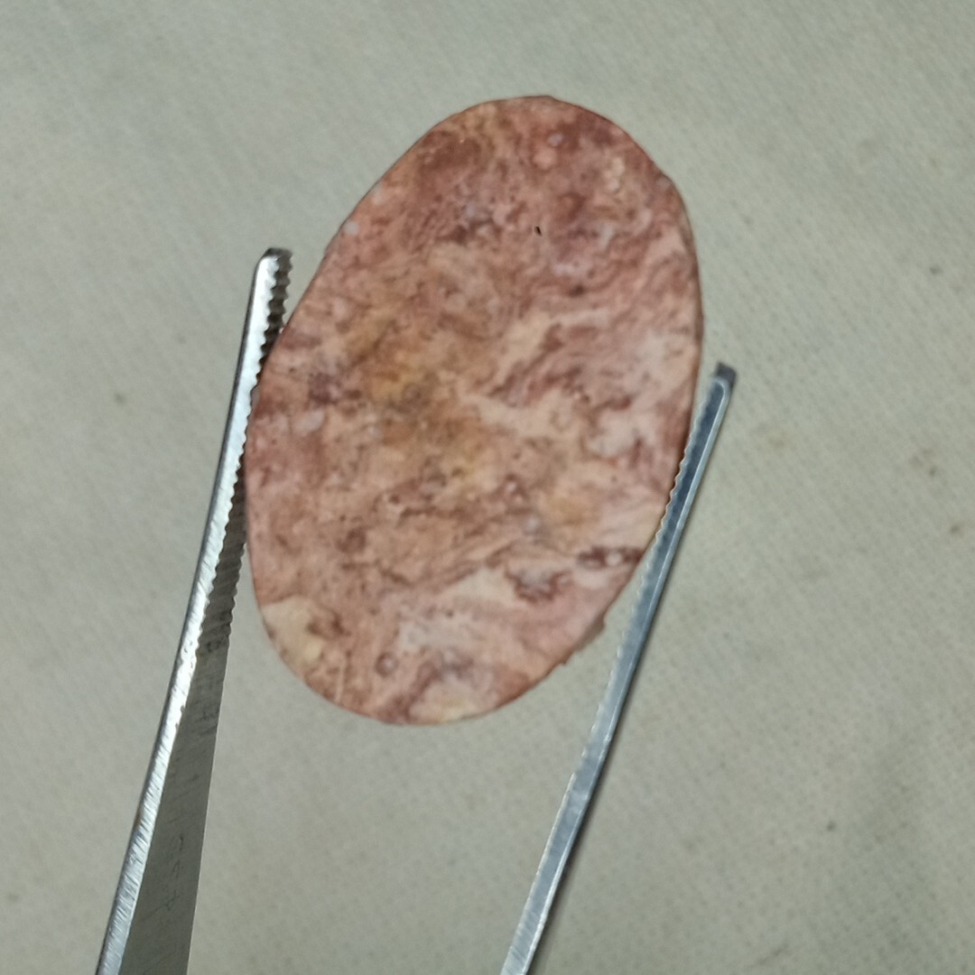 17.0 Ct. Mexican Catera Fire Opal Stone, Oval, 21x14x6mm.