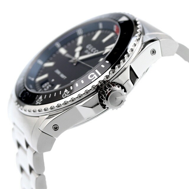 ​GUCCI Dive YA136212 Black Stainless Steel Men’s Watch New in Box​