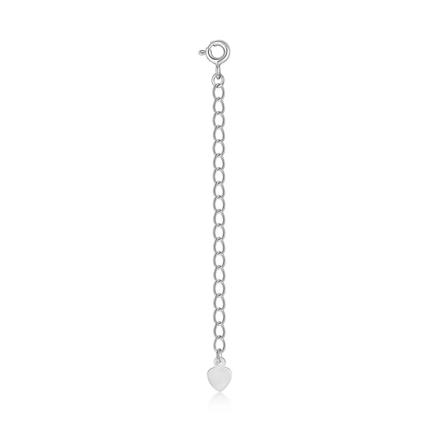 925 Sterling Silver Cable Chain 40mm Necklace 1mm 1.2mm 2mm 5mm Micro Extender