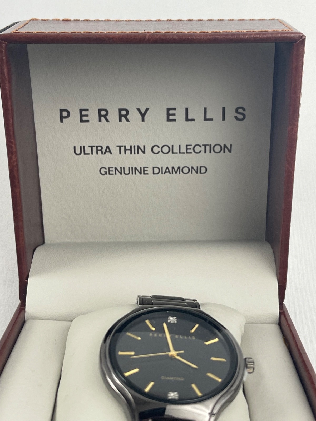 Men’s Perry Ellis Watch Solar or Ultra Thin Collection Timepiece 4 styles $100