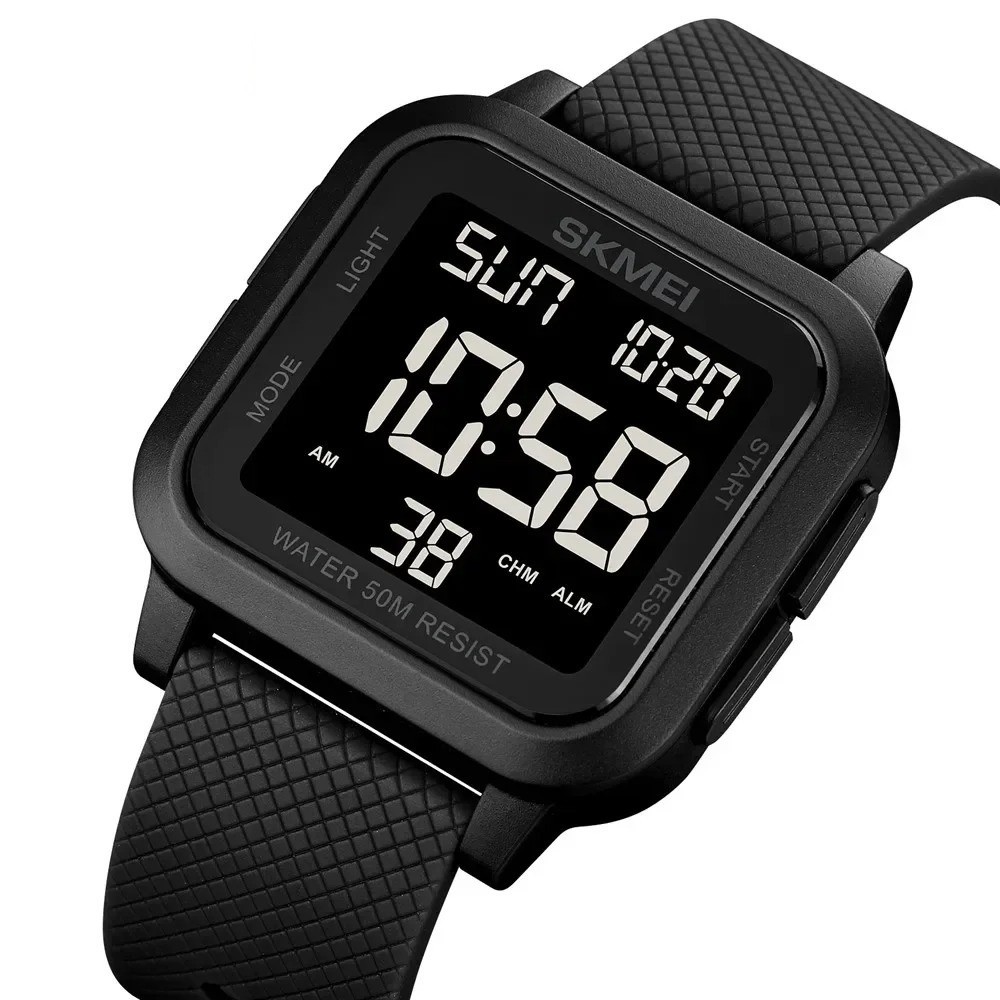 Men’s Military Sports Watch LED Screen Large Digital Face Waterproof Wristwatch