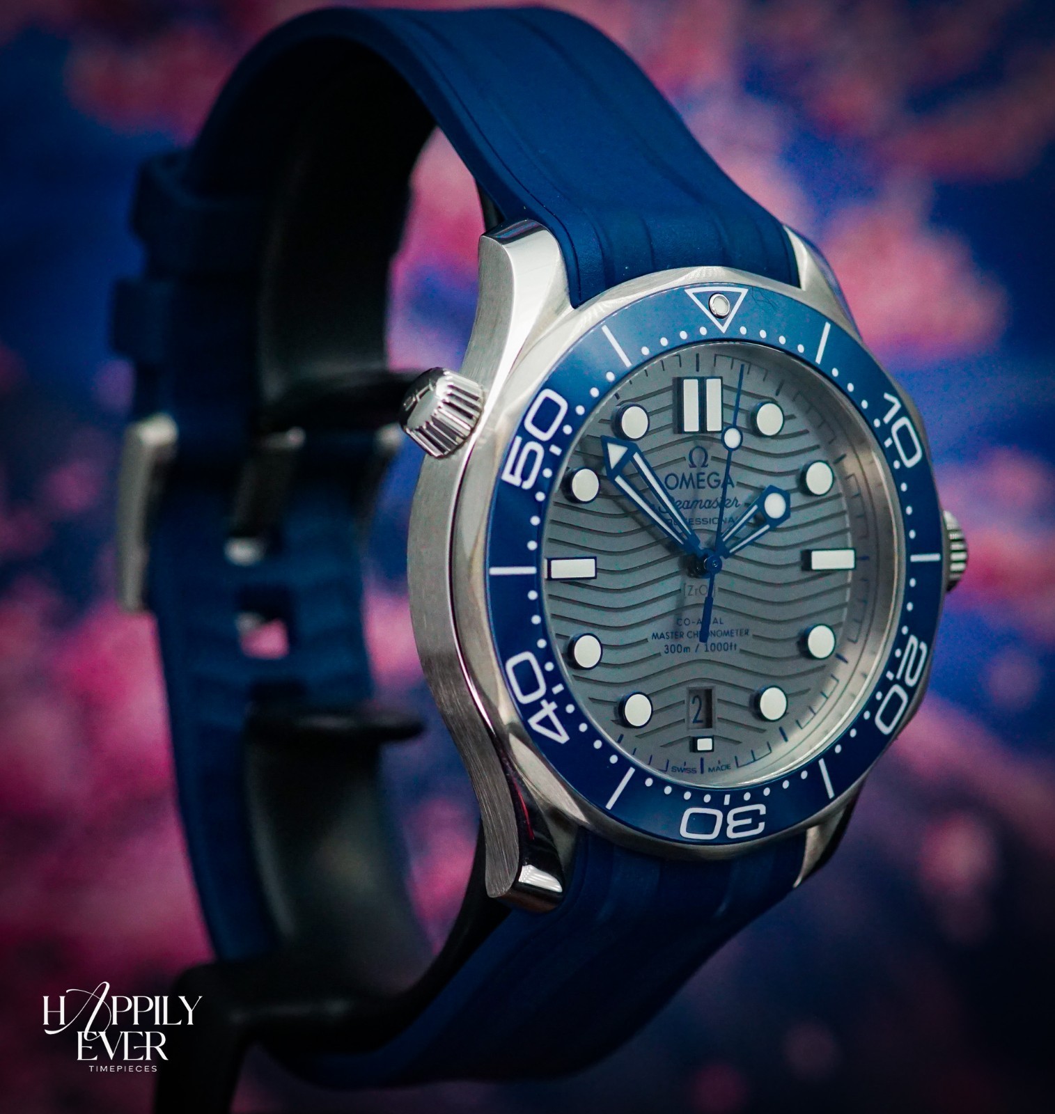 2023 OMEGA Seamaster Diver “Grey Wave” 300M 210.32.42.20.06.001 Full Set