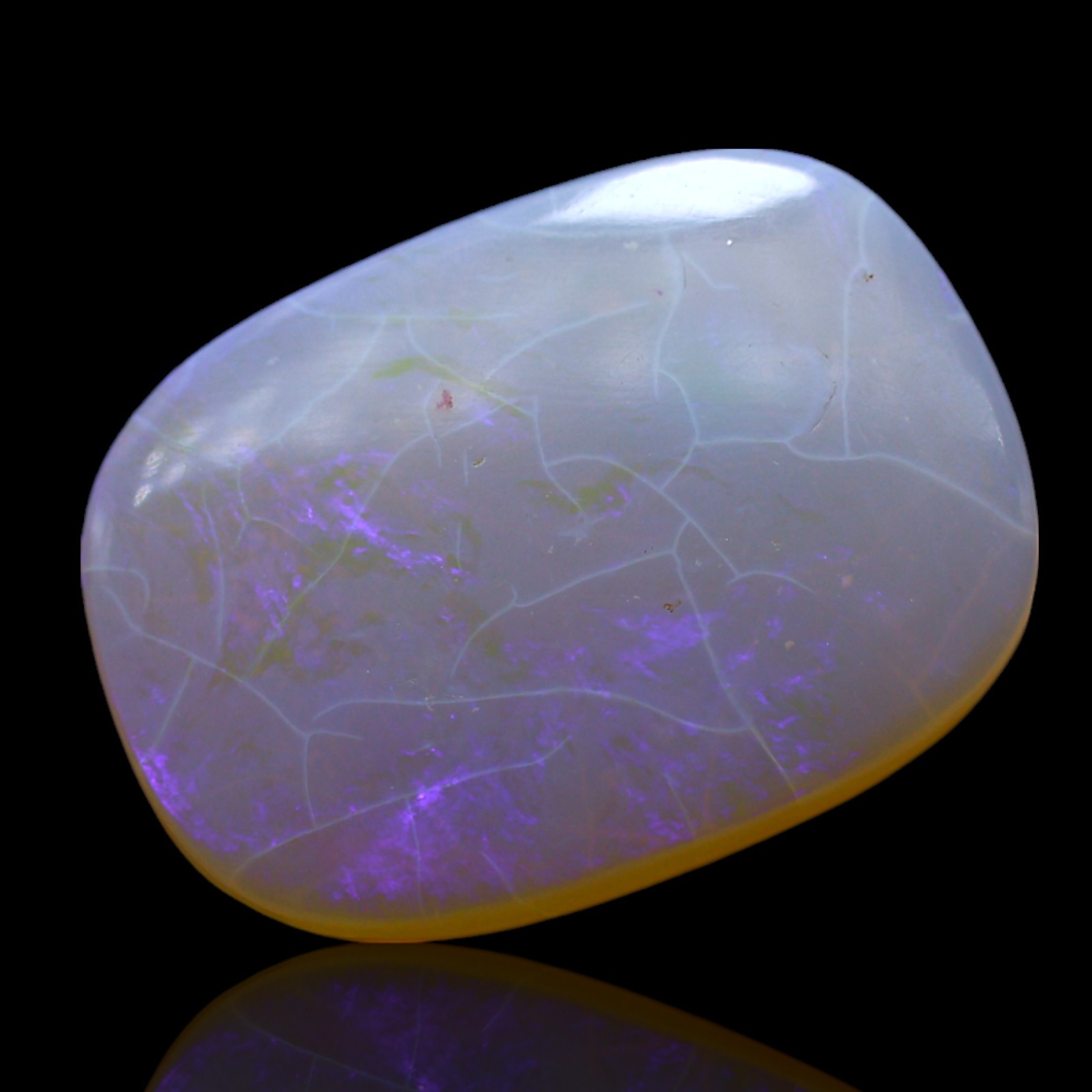 7.00 Cts Natural Oval Australian Fire Opal Wirewrap Cabochon Gemstone 18x13x4 mm