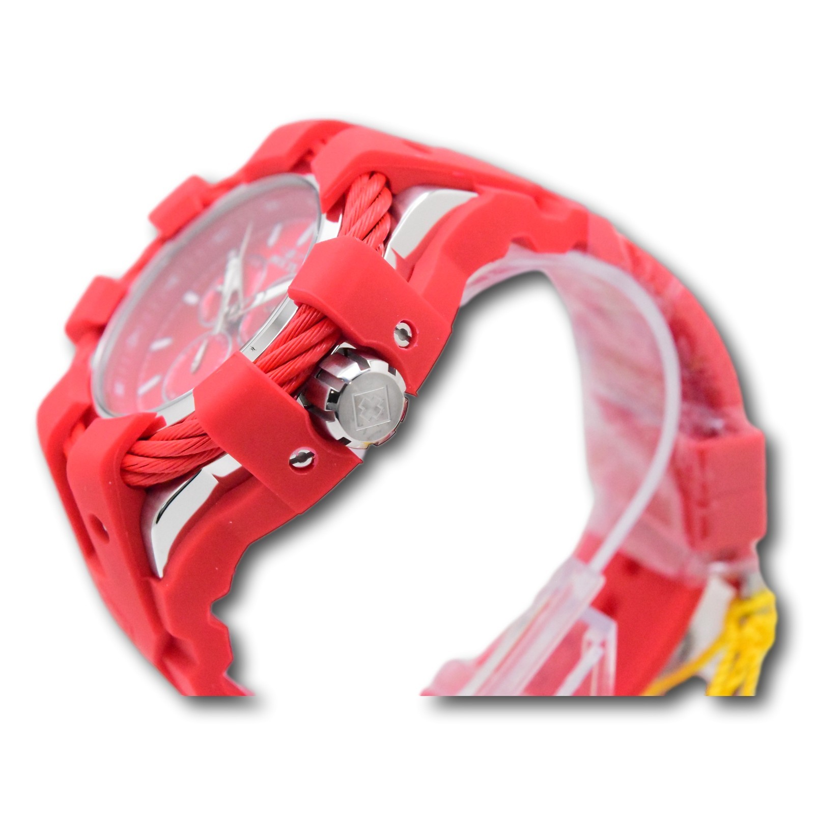 Invicta Bolt Shock Ultra Red Men’s 50mm Multifunction Date Quartz Watch 47839