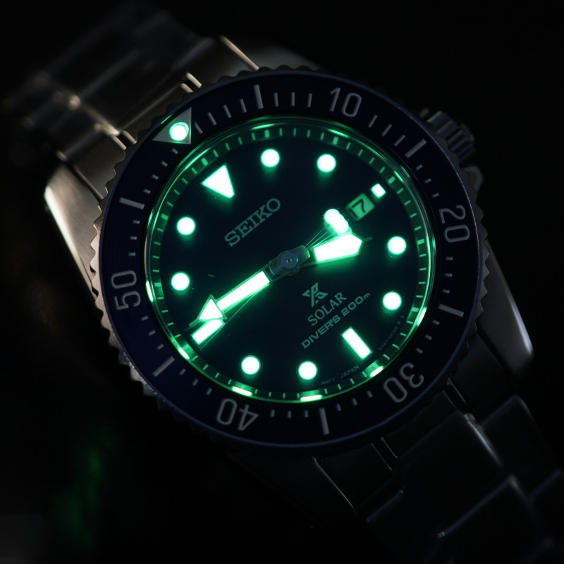 SEIKO Prospex Sea SNE585 Blue Dial Solar Power Diver Men’s Watch New with Box
