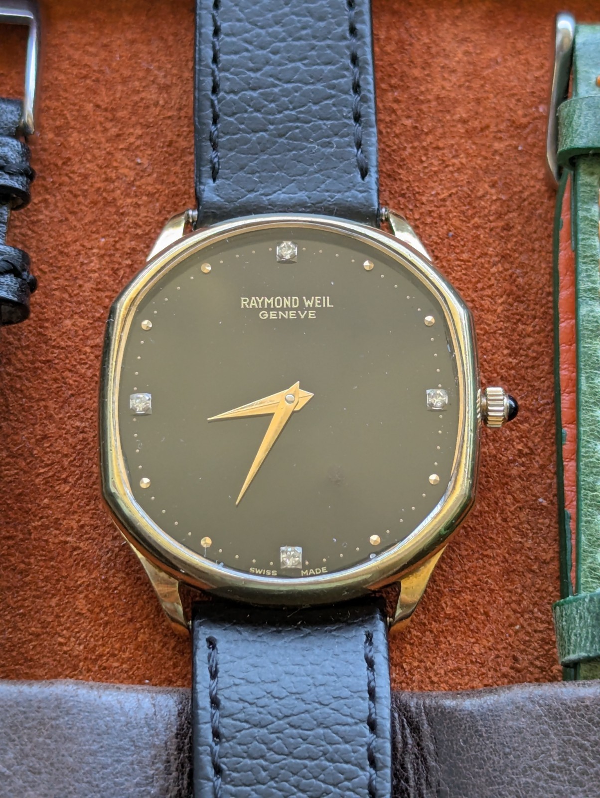 Mid 1980s Raymond Weil 7013 gold filled manual watch, ETA 7001 movement in GWO