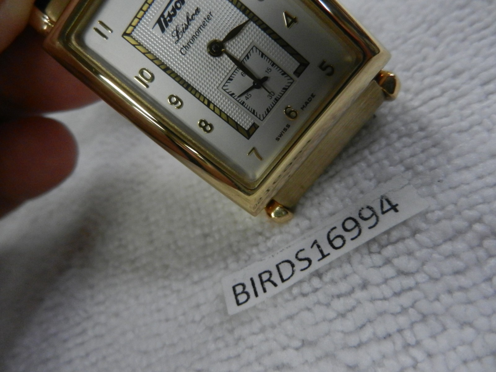 LIMITED EDITION MENS TISSOT 18K GOLD LISBOA CHRONOMETER MENS WATCH H 694.333