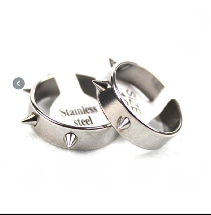 Stainless Steel Spike Ring