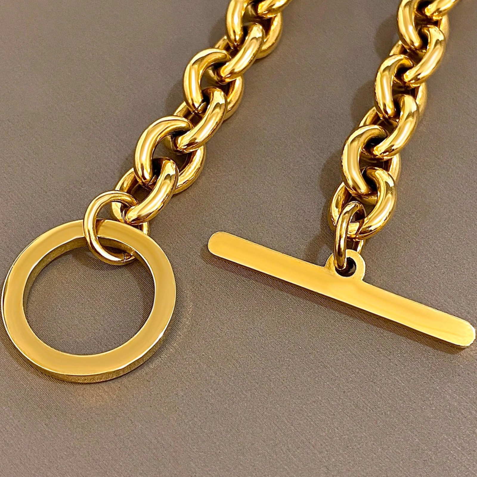 Stainless Steel Knot Necklace Women | Minimalist Chain Adjustable 45-55cm Gift