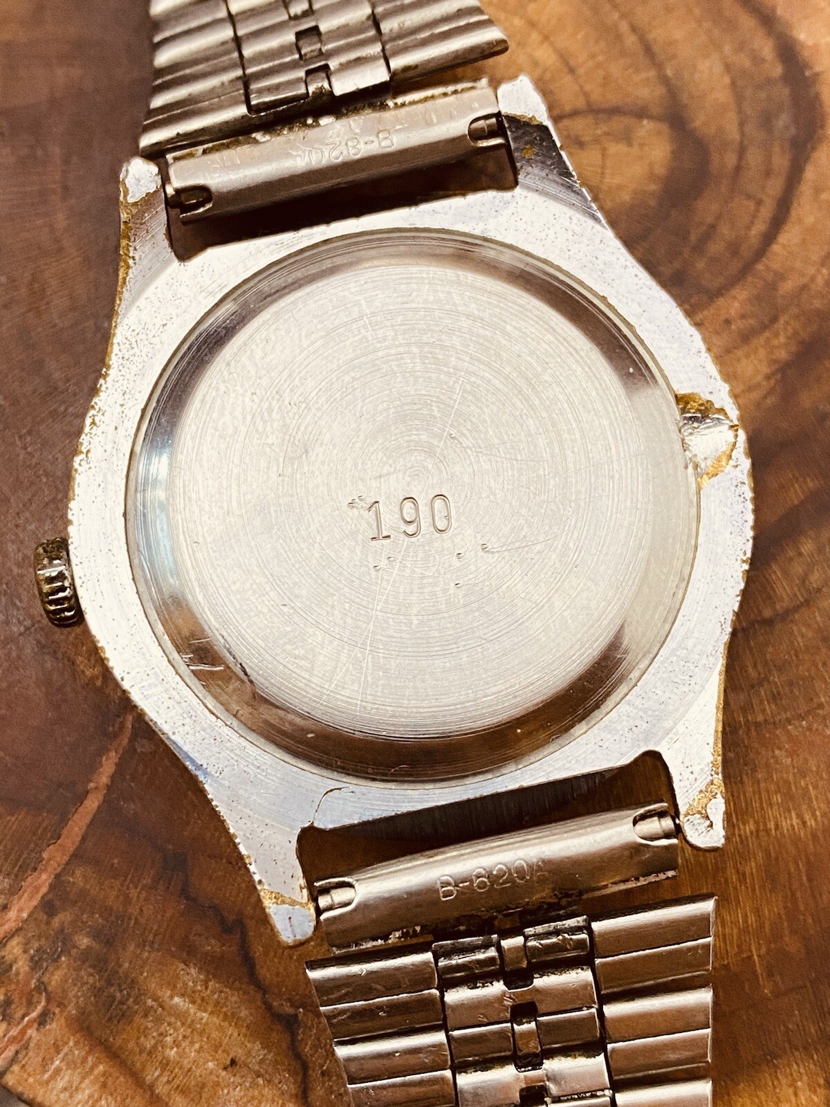 Watch Raketa 2359 Real Moon Phase Calendar watch vintage quartz mens #6458