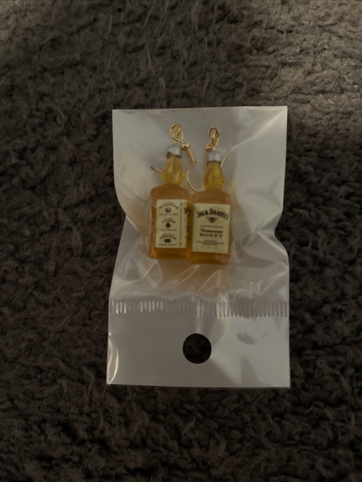 Jack Daniels Bottle Earrings