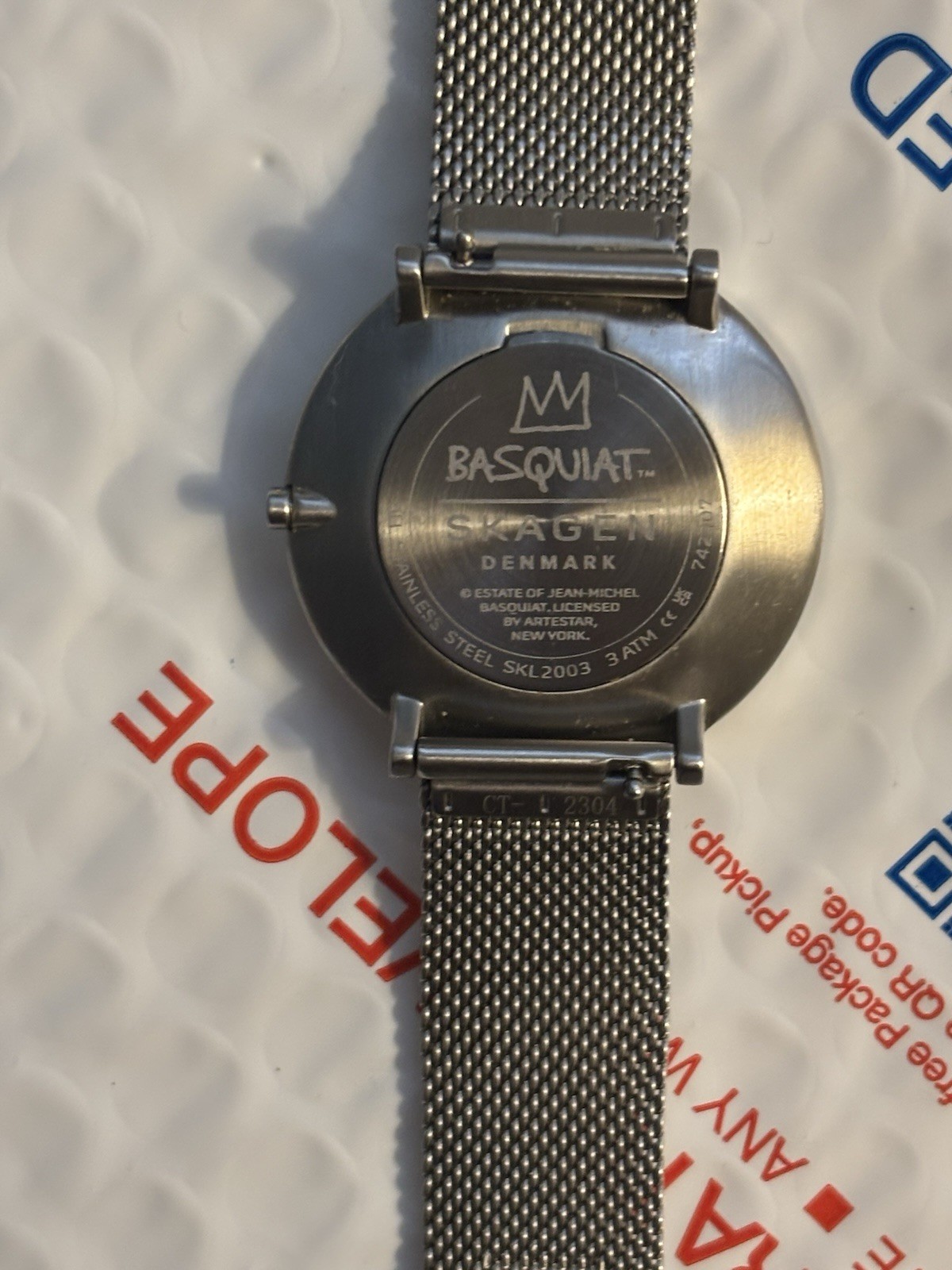Skagen Gitte Jean-Michel Basquiat Special Edition watch